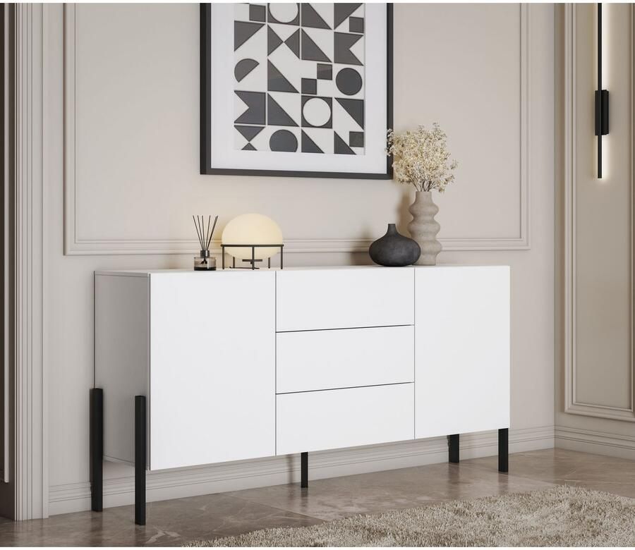 INOSIGN Dressoir Jukon breedte 150 of 180 cm moderne grepless commode - Foto 3