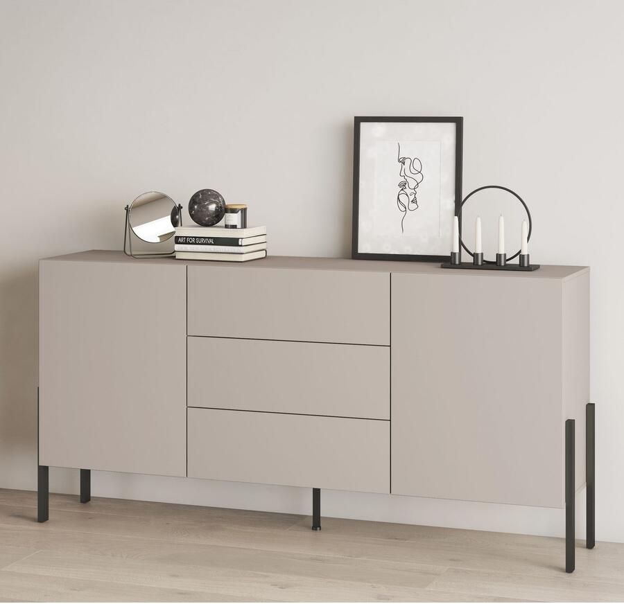 INOSIGN Dressoir Jukon breedte 150 of 180 cm moderne grepless commode - Foto 2