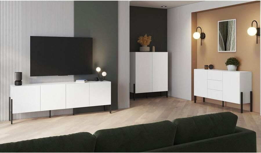 INOSIGN Dressoir Jukon breedte 150 of 180 cm moderne grepless commode - Foto 7