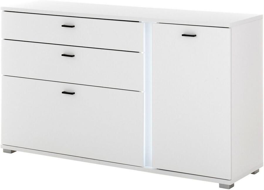 INOSIGN Dressoir Long Island in moderne trendkleur inclusief verticale verlichting breedte 150 cm (1 stuk) - Foto 2