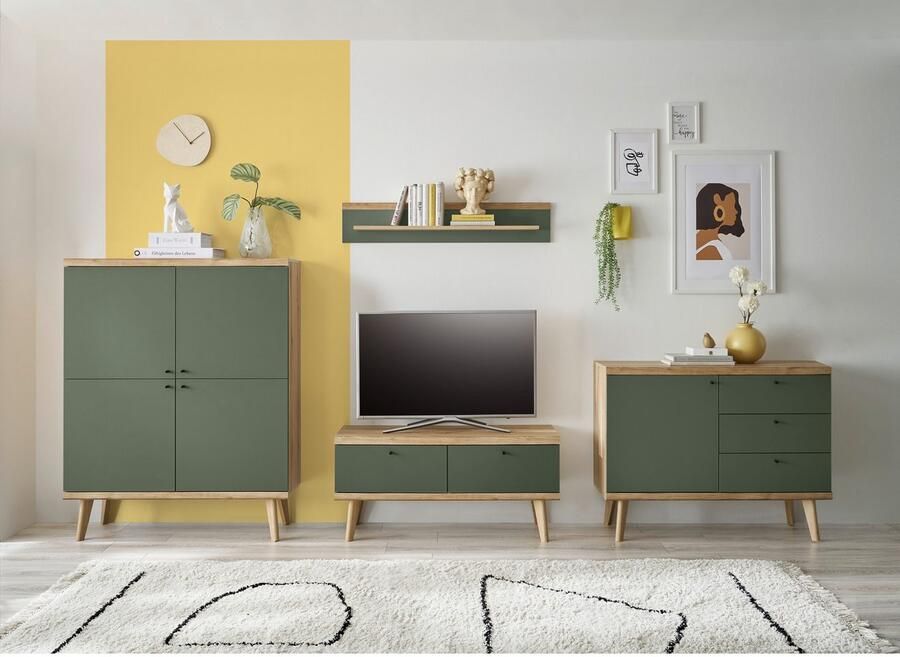 INOSIGN Dressoir MAVAS in moderne trendkleur handgrepen van metaal (zwart) breedte 107 cm - Foto 5