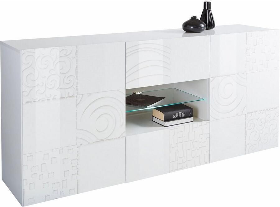 INOSIGN Dressoir Miro Breedte 181 cm met decoratieve zeefdruk