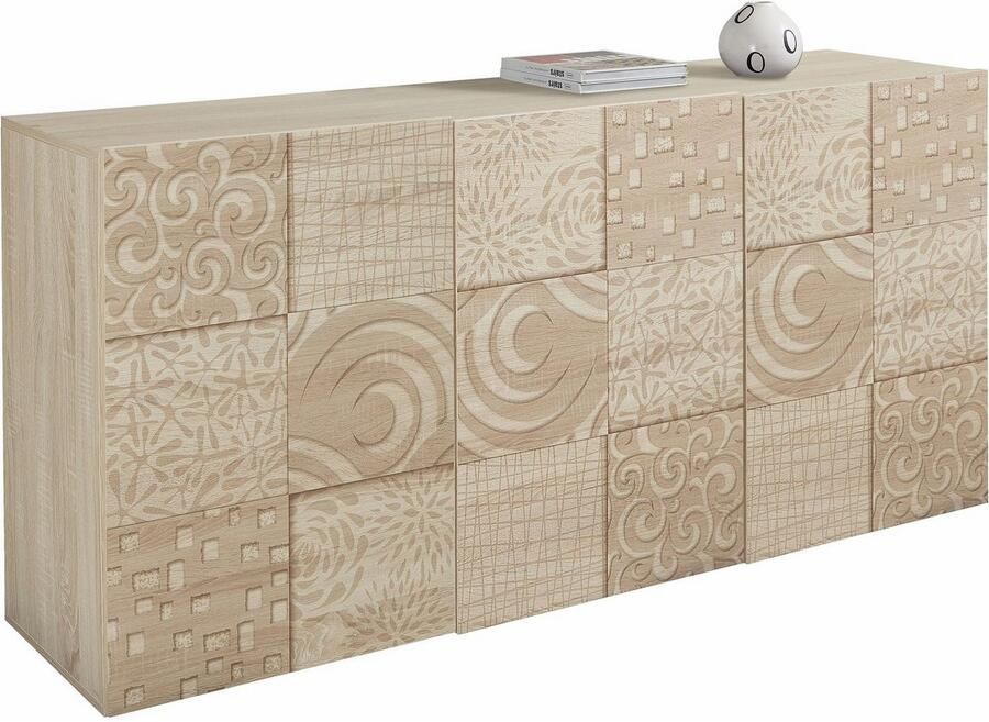 INOSIGN Dressoir Miro Breedte 181 cm met decoratieve zeefdruk - Foto 3