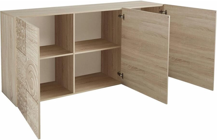 INOSIGN Dressoir Miro Breedte 181 cm met decoratieve zeefdruk - Foto 6