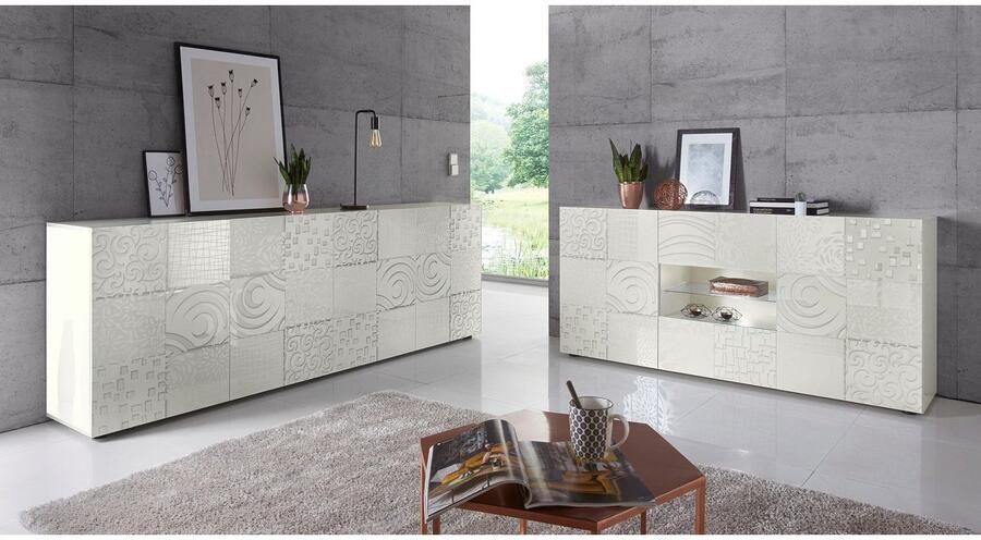 INOSIGN Dressoir Miro Breedte 241 cm met decoratieve zeefdruk - Foto 9