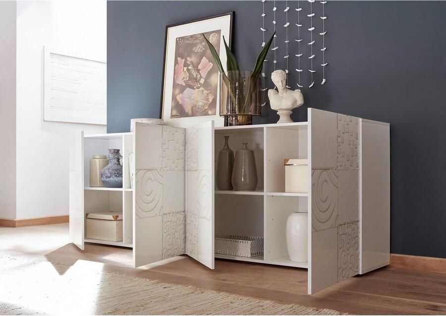 INOSIGN Dressoir Miro Breedte 241 cm met decoratieve zeefdruk - Foto 3