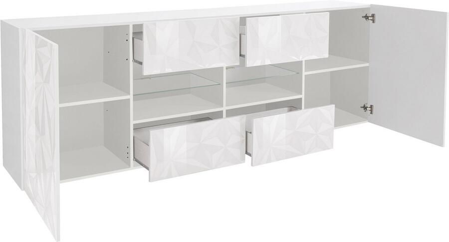 INOSIGN Dressoir Prisma Breedte 241 dressoir 2 deuren 4 lades dressoir - Foto 3