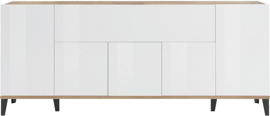 INOSIGN Dressoir SUNRISE Dressoir met 5 deuren en 1 klepdeur breedte 200 cm - Foto 8