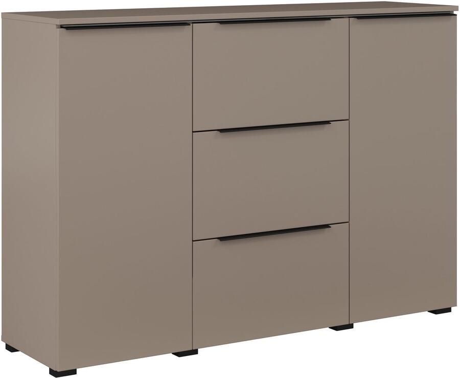 INOSIGN Dressoir Tana breedte 132 cm moderne commode 3 SK 2 deuren Ladekast sidetable met veel bergruimte planken verstelbaar - Foto 2