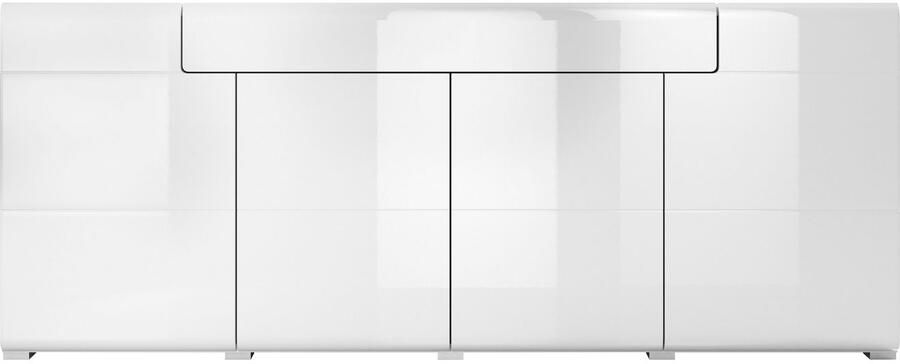 INOSIGN Dressoir Toledo breedte 208 cm moderne kast met decoratief freeswerk greeploos - Foto 5