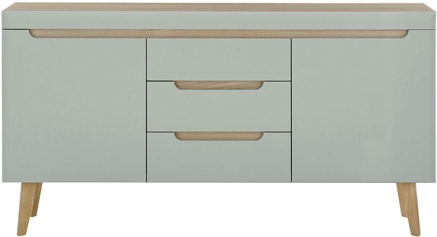 INOSIGN Dressoir Torge dressoir commode ladekast afgeschuinde poten drie kleuren scandi design 160 cm breed (1 stuk) - Foto 5