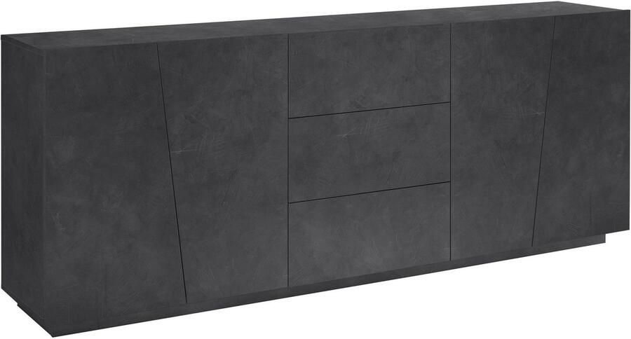 Webfurniture Dressoir Antraciet 220x43x86 cm - Foto 5
