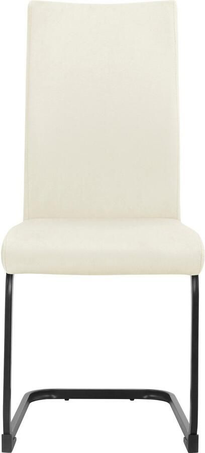 INOSIGN Eethoek Darcel Danny glazen tafel Sledestoel eetkamerstoel tafel met vaste plaat (set 5-delig) - Foto 10