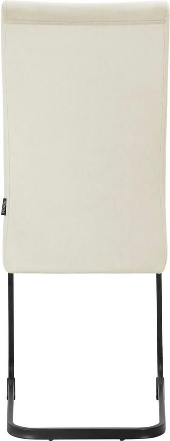 INOSIGN Eethoek Darcel Danny glazen tafel Sledestoel eetkamerstoel tafel met vaste plaat (set 5-delig) - Foto 11