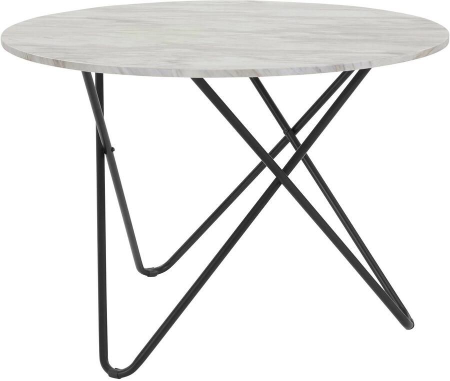 INOSIGN Eethoek JonasMara ronde tafel in marmerlook (set 5-delig) - Foto 3