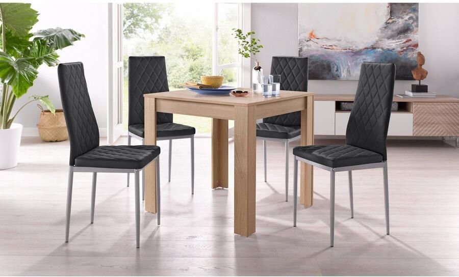 INOSIGN Eettafel Meigh TOPSELLER! van houtmateriaal breedte 80 cm - Foto 7