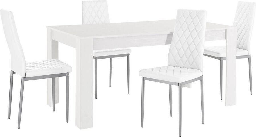 INOSIGN Eethoek Lynn160 Brooke Tafel met 4 stoelen (set 5-delig) - Foto 2