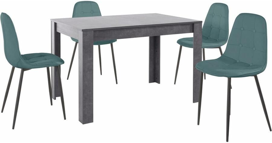 INOSIGN Eethoek met eettafel 120 cm breed (set 5-delig) - Foto 4
