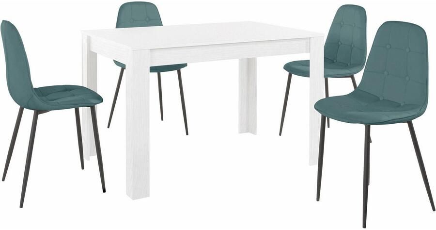 INOSIGN Eethoek met eettafel 120 cm breed (set 5-delig) - Foto 4