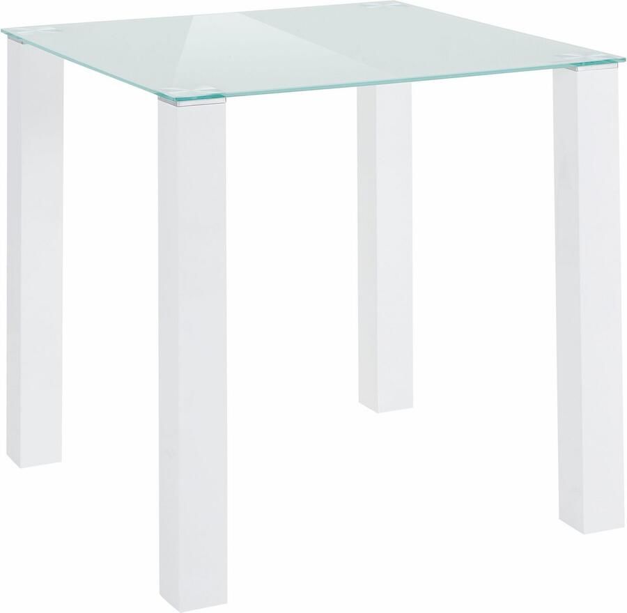 INOSIGN Eethoek met glazen tafel breedte 80 cm (set 5-delig) - Foto 2
