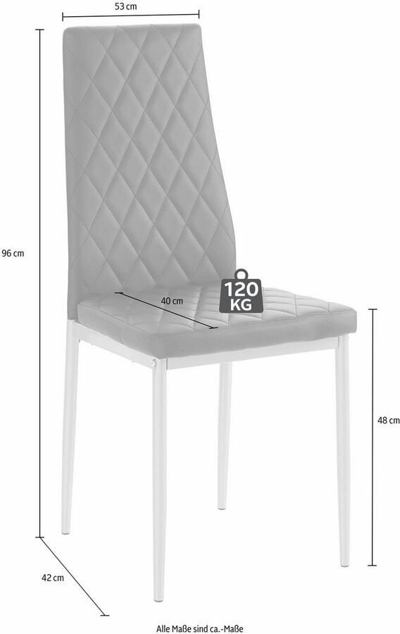 INOSIGN Eethoek met glazen tafel breedte 80 cm (set 5-delig) - Foto 6