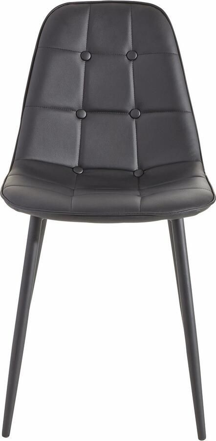 INOSIGN Eethoek Sabine + Luna Eettafel breedte 120 cm en 4 eetkamerstoelen overtrekstof in imitatieleer (set 5-delig) - Foto 12