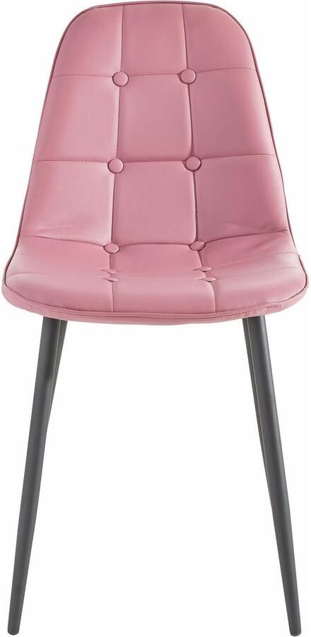 INOSIGN Eethoek Sabine + Luna Eettafel breedte 120 cm en 4 eetkamerstoelen overtrekstof in imitatieleer (set 5-delig) - Foto 9