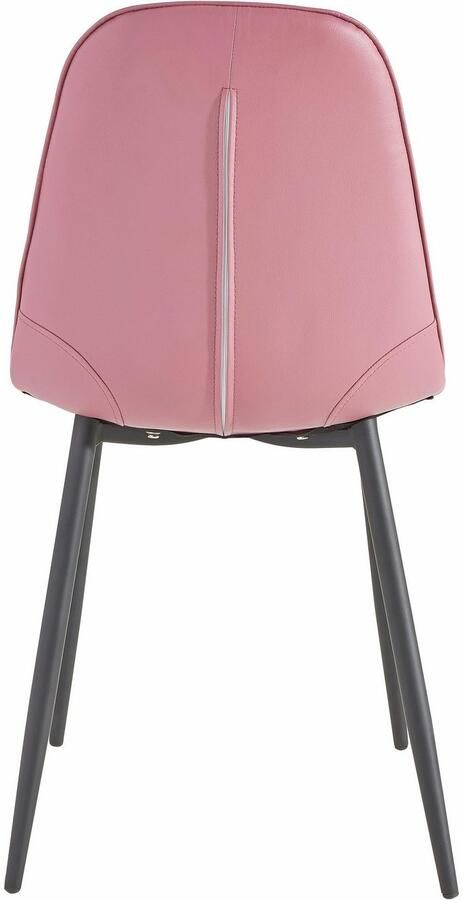 INOSIGN Eethoek Sabine + Luna Eettafel breedte 120 cm en 4 eetkamerstoelen overtrekstof in imitatieleer (set 5-delig) - Foto 9