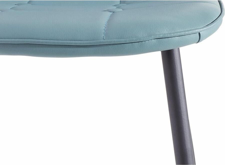 INOSIGN Eethoek Sabine + Luna Eettafel breedte 120 cm en 4 eetkamerstoelen overtrekstof in imitatieleer (set 5-delig) - Foto 2