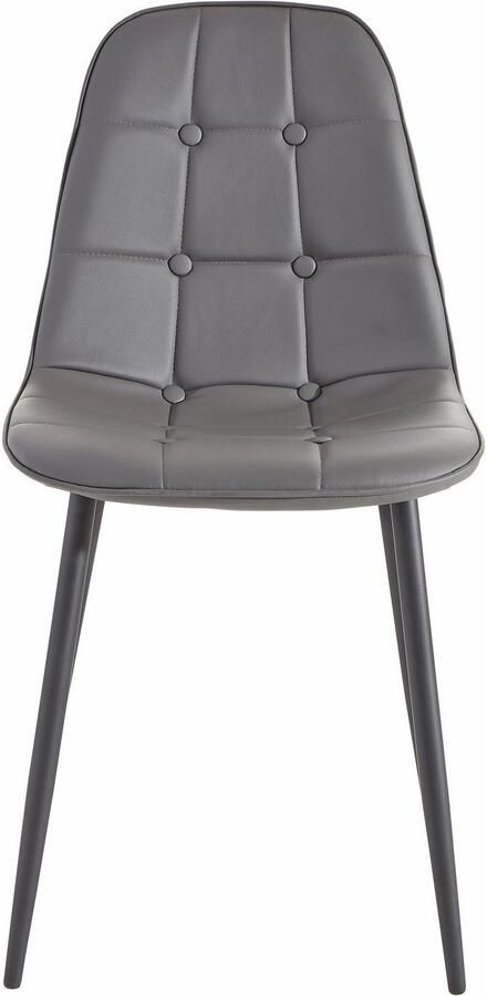 INOSIGN Eethoek Sabine + Luna Eettafel breedte 160 cm en 4 eetkamerstoelen overtrekstof in imitatieleer (set 5-delig) - Foto 12