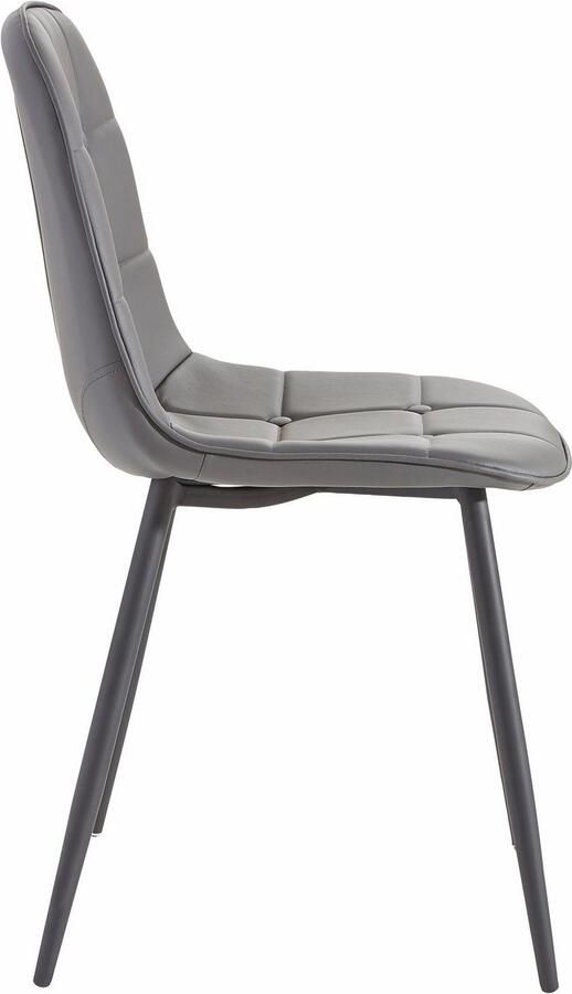 INOSIGN Eethoek Sabine + Luna Eettafel breedte 120 cm en 4 eetkamerstoelen overtrekstof in imitatieleer (set 5-delig) - Foto 8