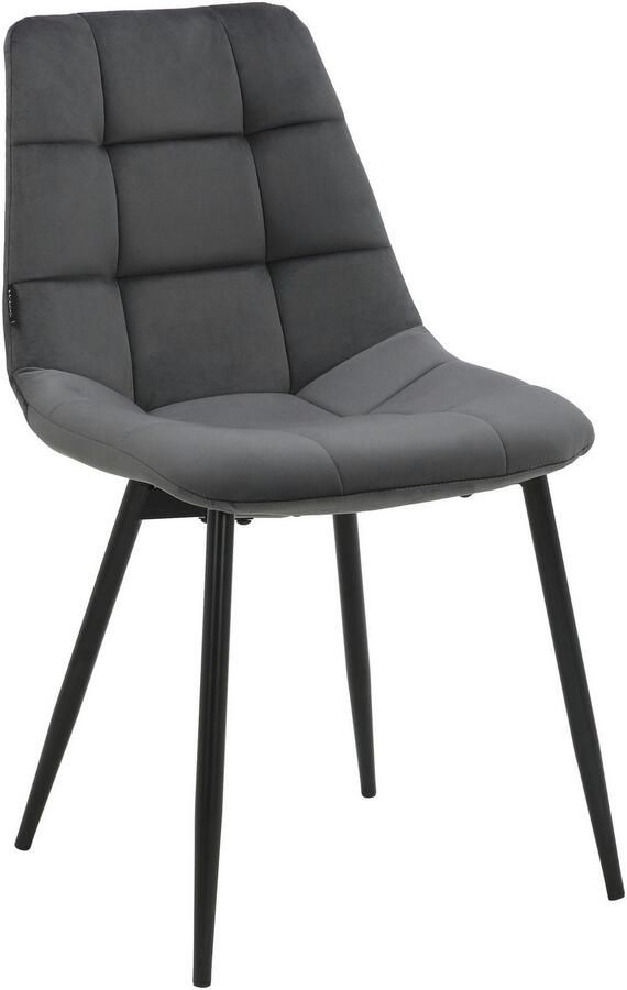 INOSIGN Eetkamerstoel Arhus TOPSELLER! Keukenstoel met zachte fluwelen bekleding onderhoudsvriendelijk materiaal (set) - Foto 8