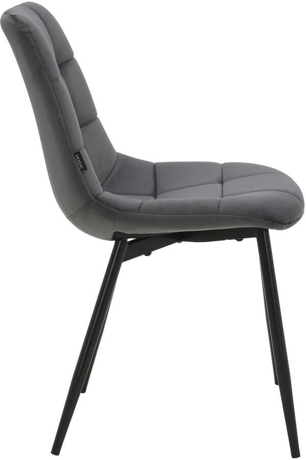 INOSIGN Eetkamerstoel Arhus TOPSELLER! Keukenstoel met zachte fluwelen bekleding onderhoudsvriendelijk materiaal (set) - Foto 7