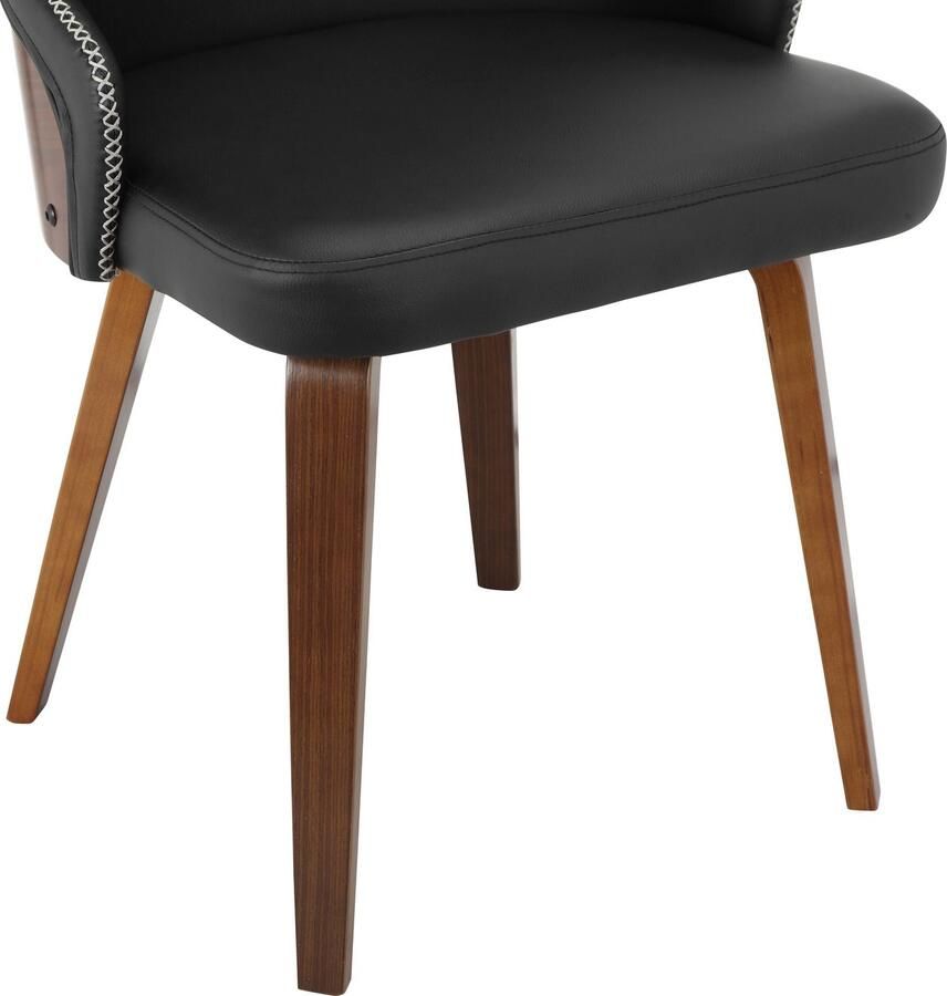 INOSIGN Eetkamerstoel Bojan gemakkelijk te onderhouden imitatieleer beklede zitting en rugleuning zithoogte 47 cm (2 stuks) - Foto 2