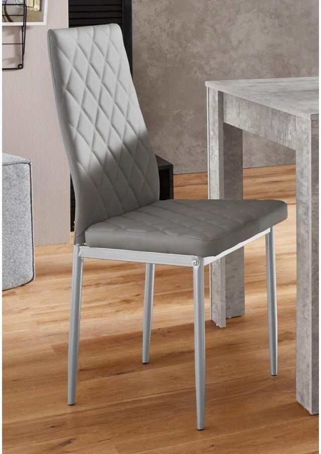 INOSIGN Eetkamerstoel BROOKE (set van 2 of 4) overtrekstof in imitatieleer (set) - Foto 5