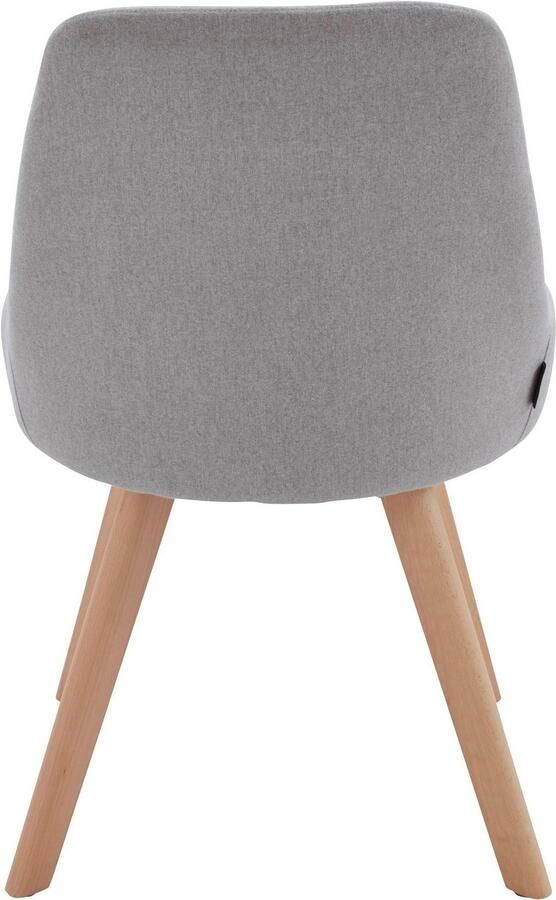 INOSIGN Eetkamerstoel Dilla TOPSELLER! in sets van 1 en 2 bekleding van geweven stof zithoogte 48 cm keukenstoel - Foto 13