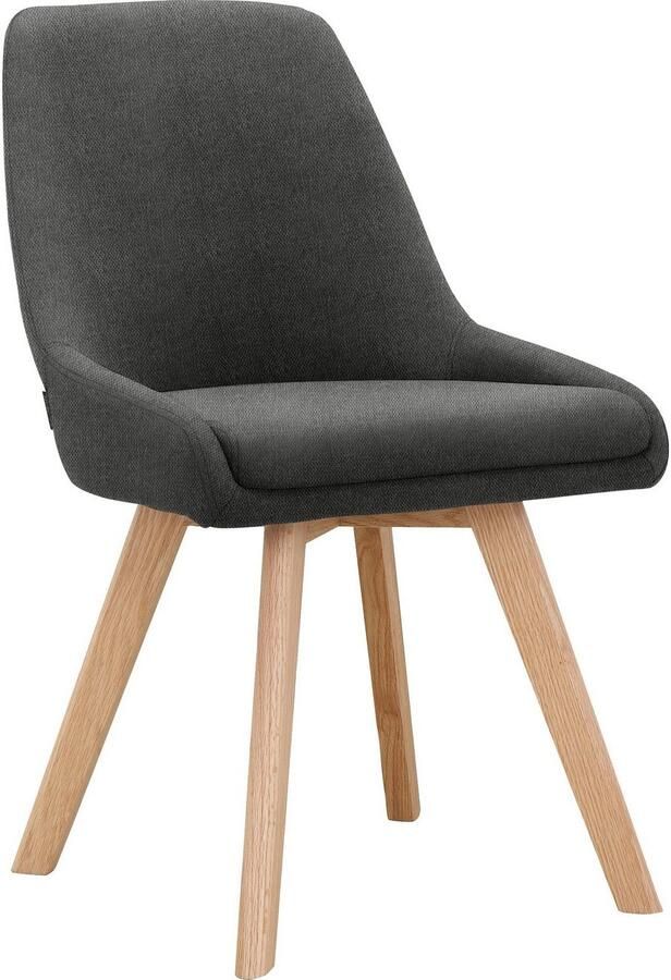 INOSIGN Eetkamerstoel Dilla TOPSELLER! in sets van 1 en 2 bekleding van geweven stof zithoogte 48 cm keukenstoel - Foto 4