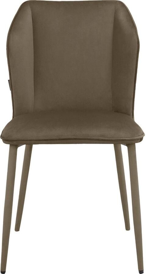 INOSIGN Eetkamerstoel Koa van veloursstof met zacht verdikte zitting en rugleuning zithoogte 49 cm (2 stuks) - Foto 9