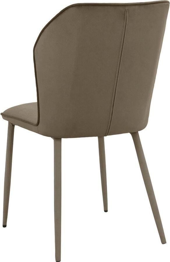 INOSIGN Eetkamerstoel Koa van veloursstof met zacht verdikte zitting en rugleuning zithoogte 49 cm (2 stuks) - Foto 7