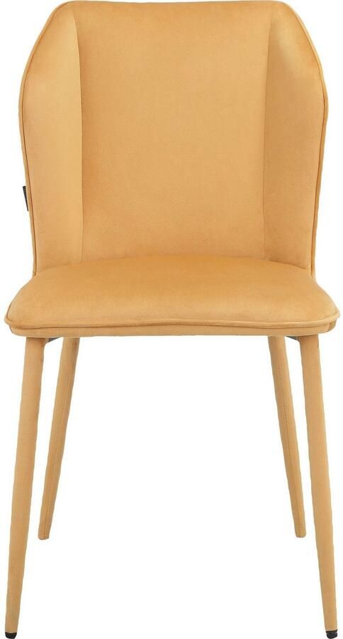 INOSIGN Eetkamerstoel Koa van veloursstof met zacht verdikte zitting en rugleuning zithoogte 49 cm (2 stuks) - Foto 9