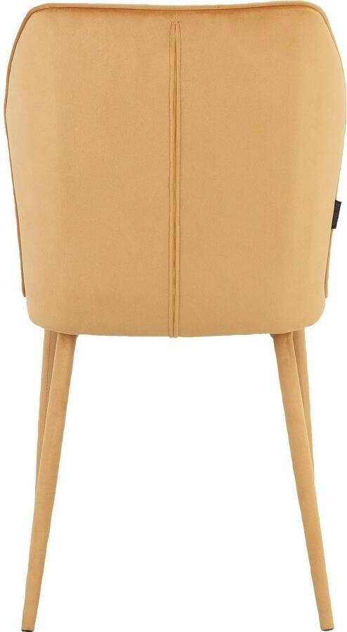 INOSIGN Eetkamerstoel Koa van veloursstof met zacht verdikte zitting en rugleuning zithoogte 49 cm (2 stuks) - Foto 8