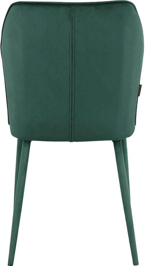 INOSIGN Eetkamerstoel Koa van veloursstof met zacht verdikte zitting en rugleuning zithoogte 49 cm (2 stuks) - Foto 7