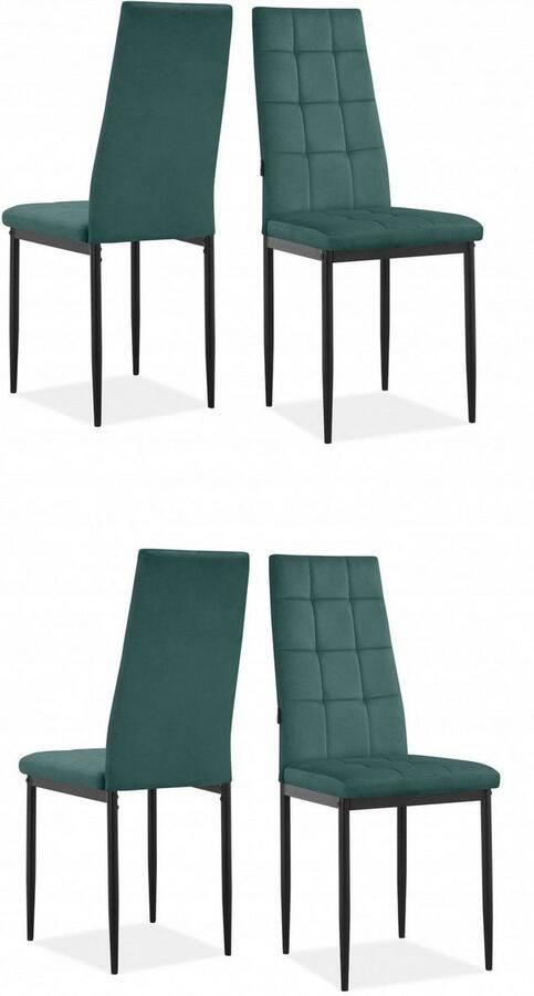 INOSIGN Eetkamerstoel Moana Met quilten (set 4 stuks) - Foto 3