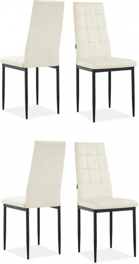 INOSIGN Eetkamerstoel Moana Met quilten (set 4 stuks) - Foto 3