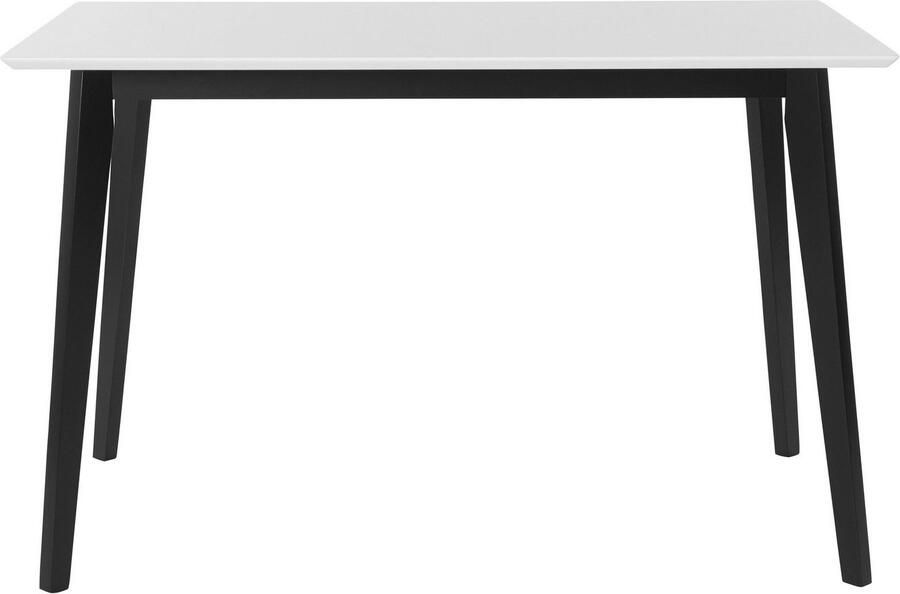 INOSIGN Eettafel Cody met poten van massief hout hoekig mdf-tafelblad in 2 kleurvarianten - Foto 6