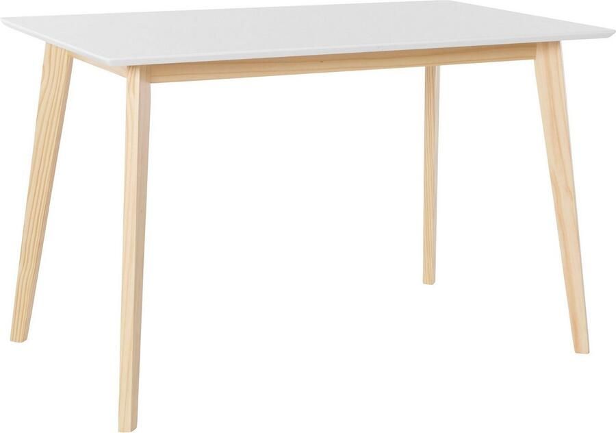 INOSIGN Eettafel Cody met poten van massief hout hoekig mdf-tafelblad in 2 kleurvarianten - Foto 9