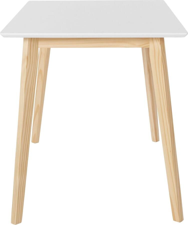 INOSIGN Eettafel Cody met poten van massief hout hoekig mdf-tafelblad in 2 kleurvarianten - Foto 2