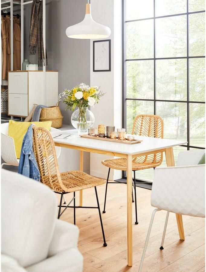 EGLO Hanglamp SABINAR Hängelampe Stahl und Holz E27 IP20 Esszimmrerlampe Lampe Hanglamp dimbaar (1 stuk) - Foto 2