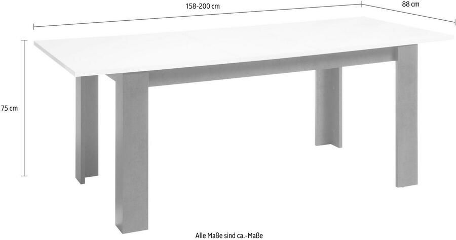 INOSIGN Eettafel Etero Breedte 158-200 cm uittrekbaar - Foto 6