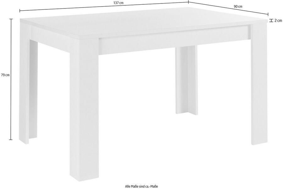 INOSIGN Eettafel Firenze Breedte 137-185 cm inclusief insteekblad - Foto 8